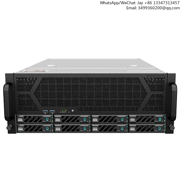 

4U 8 Bays GPU Rack Mount Server Chassis 12GB Backplane 11PCIE Support Custom Graphics Cards For Server Case