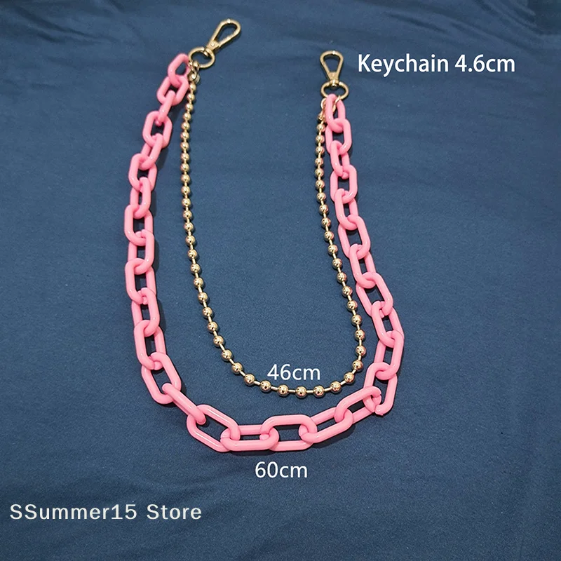 【R】Removable Punk Waist Chain Belt Trousers Chain For Women Men Jeans Belt Chain Pants Cool Rock Chain Hiphop Summer Jewelry view 6
