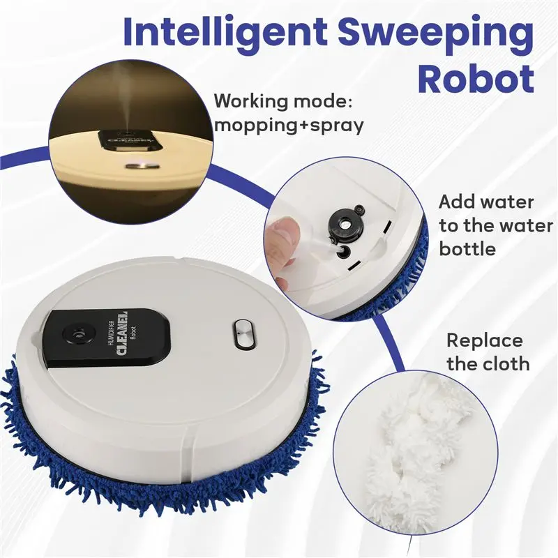 [NEW!N92R】 Smart Robot Vacuum Cleaner Sweeping Mopping Smart Mop Robot Dry And Wet Mop Humidifying Strong Suction Robot