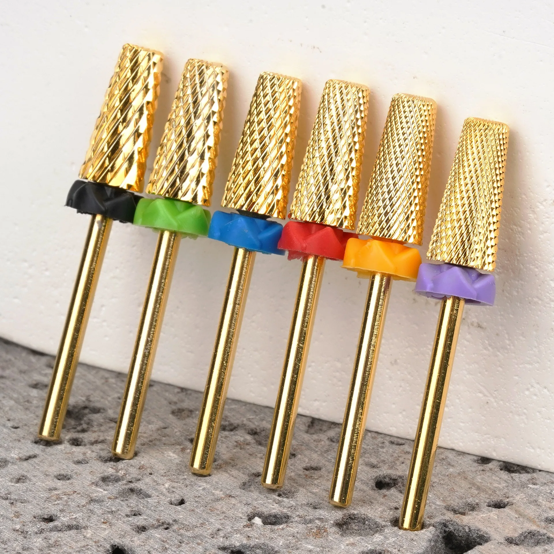 5 in 1 카바이드 텅스텐 강철 네일 드릴 비트 매니큐어 젤 제거 UV 젤 네일 드릴 비트 밀링 커터 액세서리