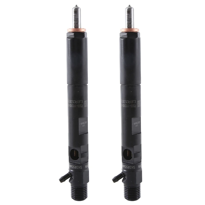 2 Piece New Crude Oil Fuel Injector Nozzle FB300-1112100-011 EJBR05301D EJBR06101D Black For YUCHAI ENGINE YC4F-2008