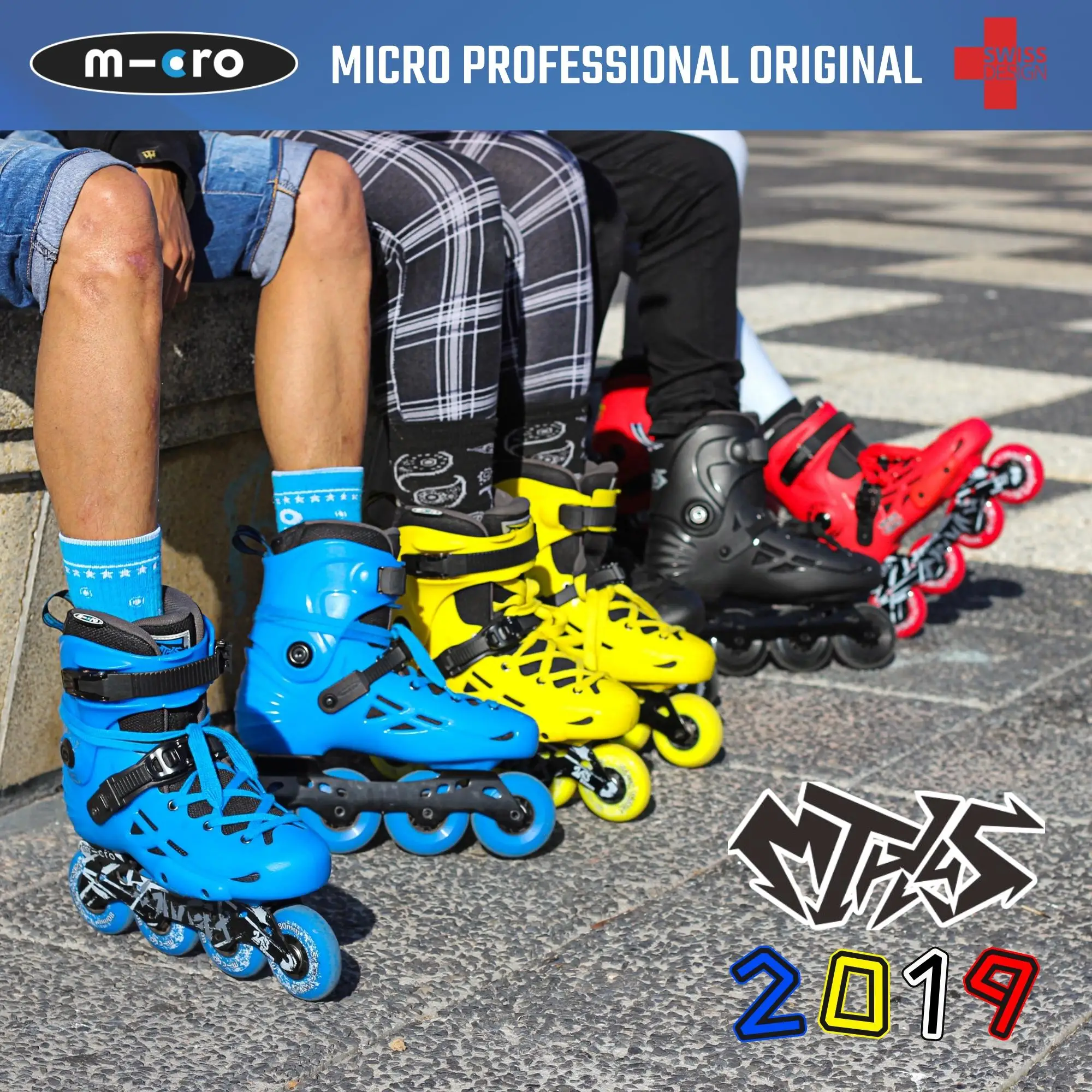 Patines en línea de rendimiento para adulto, MICRO MT PLUS 2018, Urban, FSK, Freeride, IVA de la UE, oferta Premium