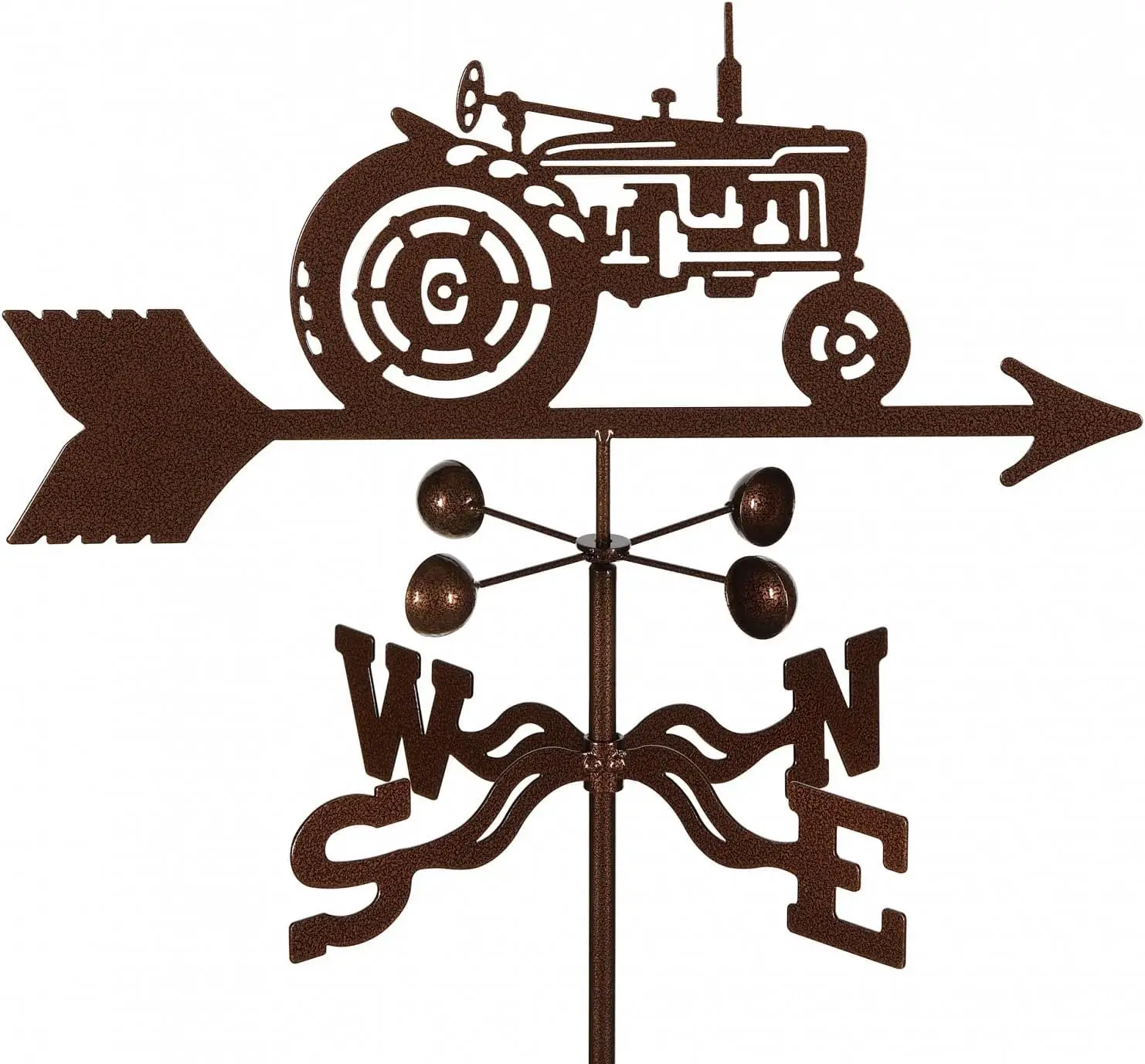 Classic Farm Tractor Roof Weathervane Steel Vintage