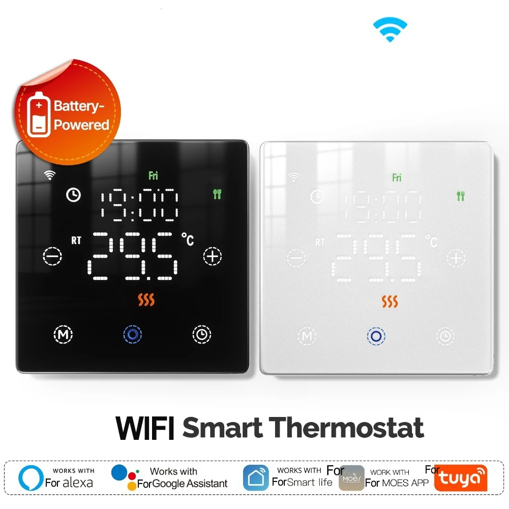 

Умный цифровой термостат с дистанционным управлением через Wi-Fi и 7-дневным программируемым расписанием для газовых котлов с интеграцией