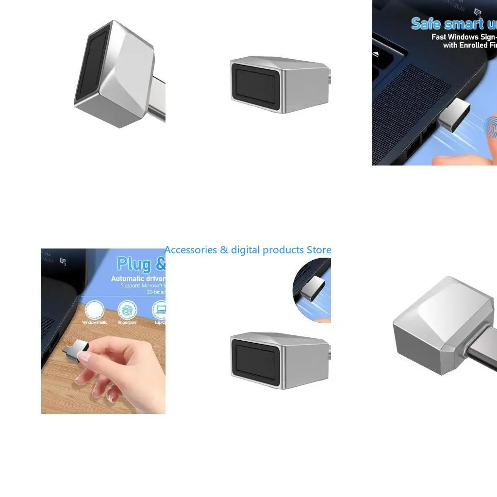 77JD Biometric Fingerprint Reader For Easy And Safe Window10/11 Access Login