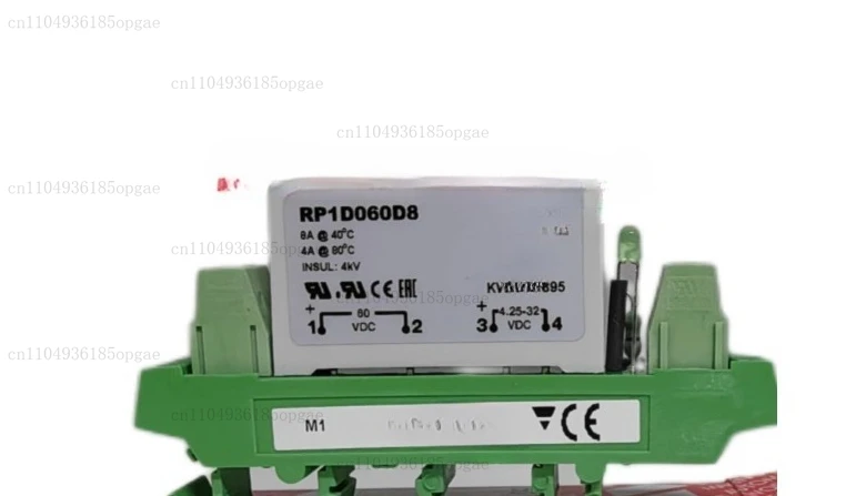 

RP1D060D8M1 Маленькое твердотельное реле постоянного тока 8 А с управлением постоянным током и основанием
