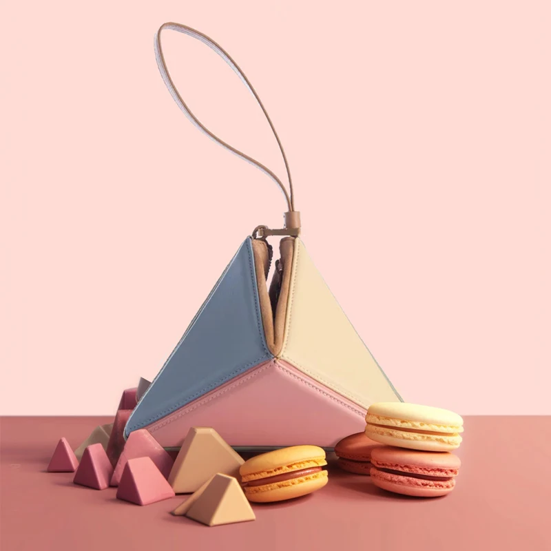 

Designer Brand New Turkish Small Triangle Rhombic Folding Tote Underarm Shoulder Tote Bags for Women Hot Selling