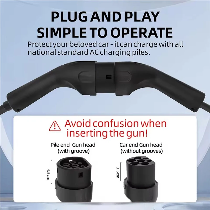 16A/32A 11kW Type to Type2 EV Charging Charging Cable IEC 62196-2 Charger For Electric Vehicles PHEV Car In Public Station