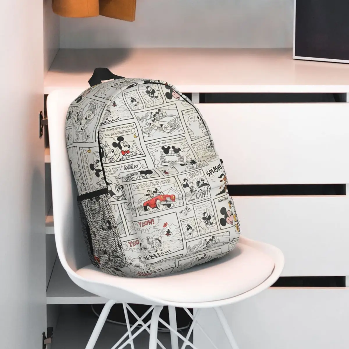 Mickey Mouse Robuster 15-Zoll-Rucksack – ergonomisches, leichtes Design für Komfort und Komfort