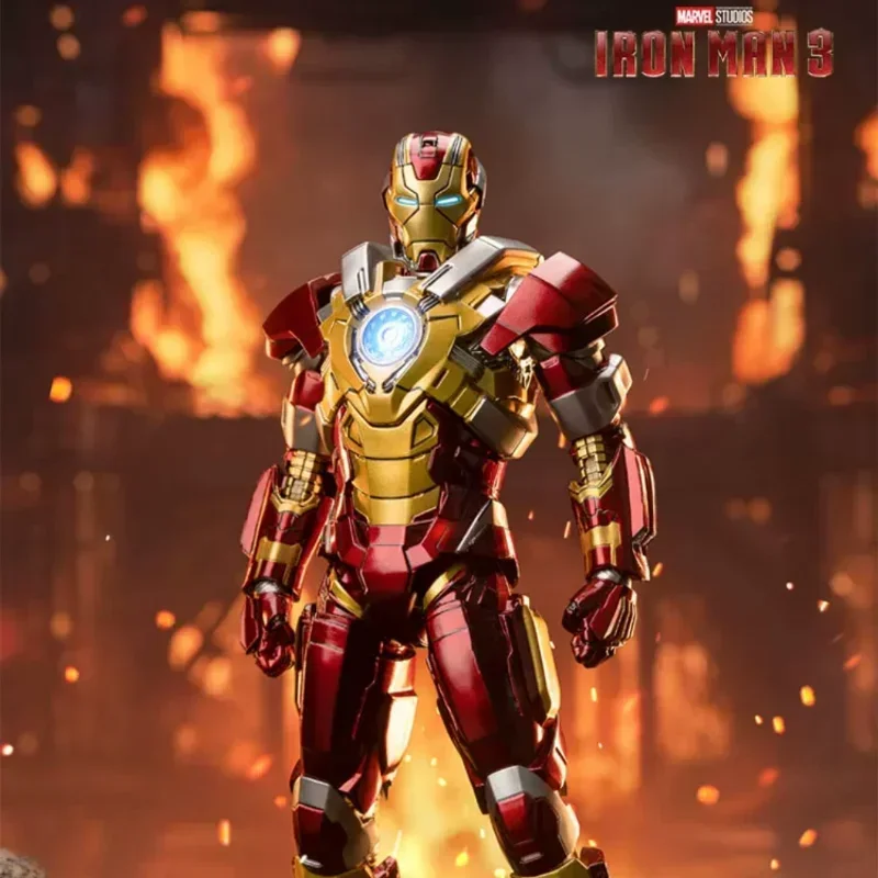 

Фигурка Marvel Iron Man серии ZD Toys MK17 Железный человек Машина для соевого соуса Marvel Ручная работа Шарнирная подвижная игрушка Фигурка Mark Dolls