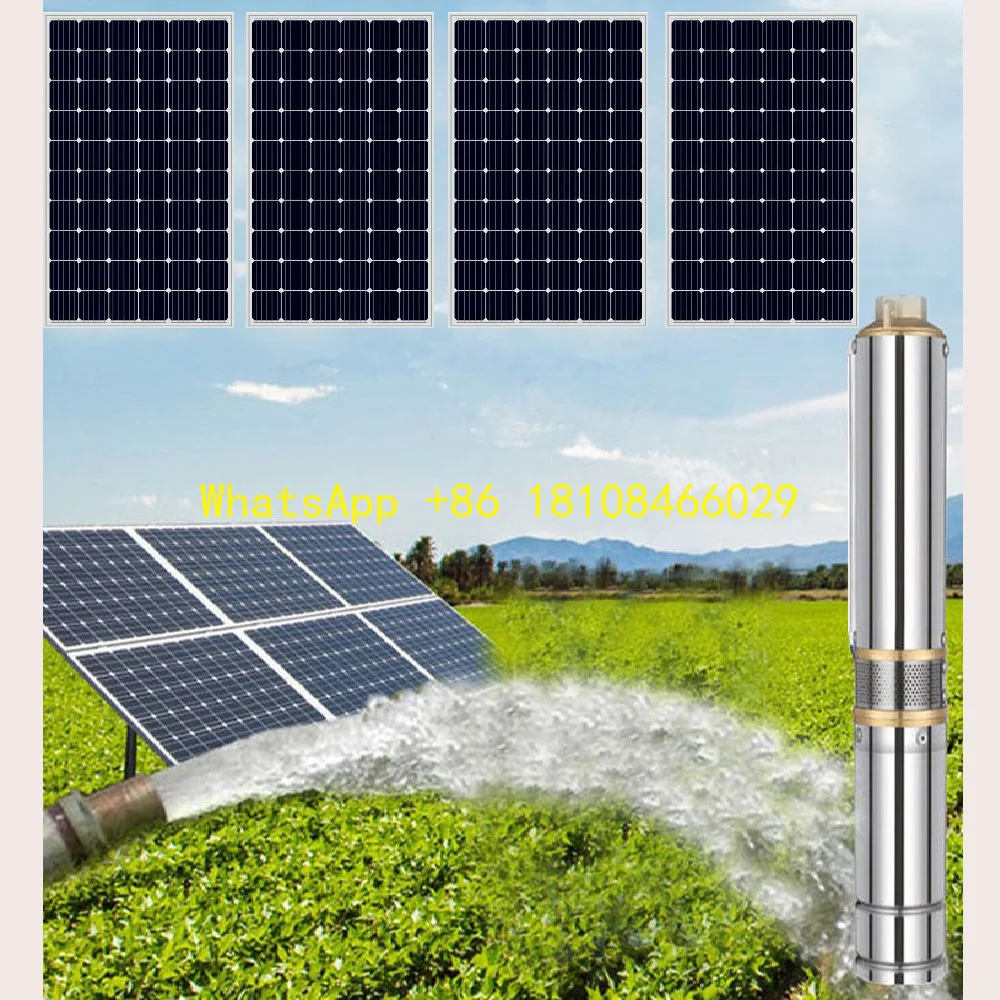 

Solar Well & DC Pump Applications 1HP to 10HP Stainless Steel Solar Water Pump with 24v 48V 60v 90v Voltage for