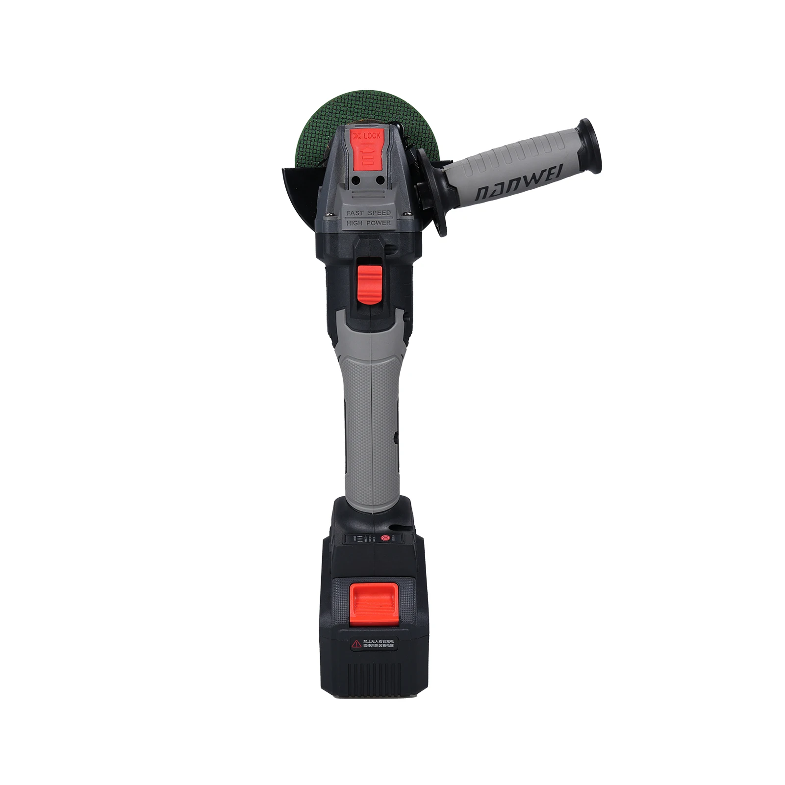 コードレスアングルグラインダー 3段階速度調整 電動グラインダー パワーディスプレイ ブラシレスモーター 21V 4000mAhバッテリー 切断研磨用