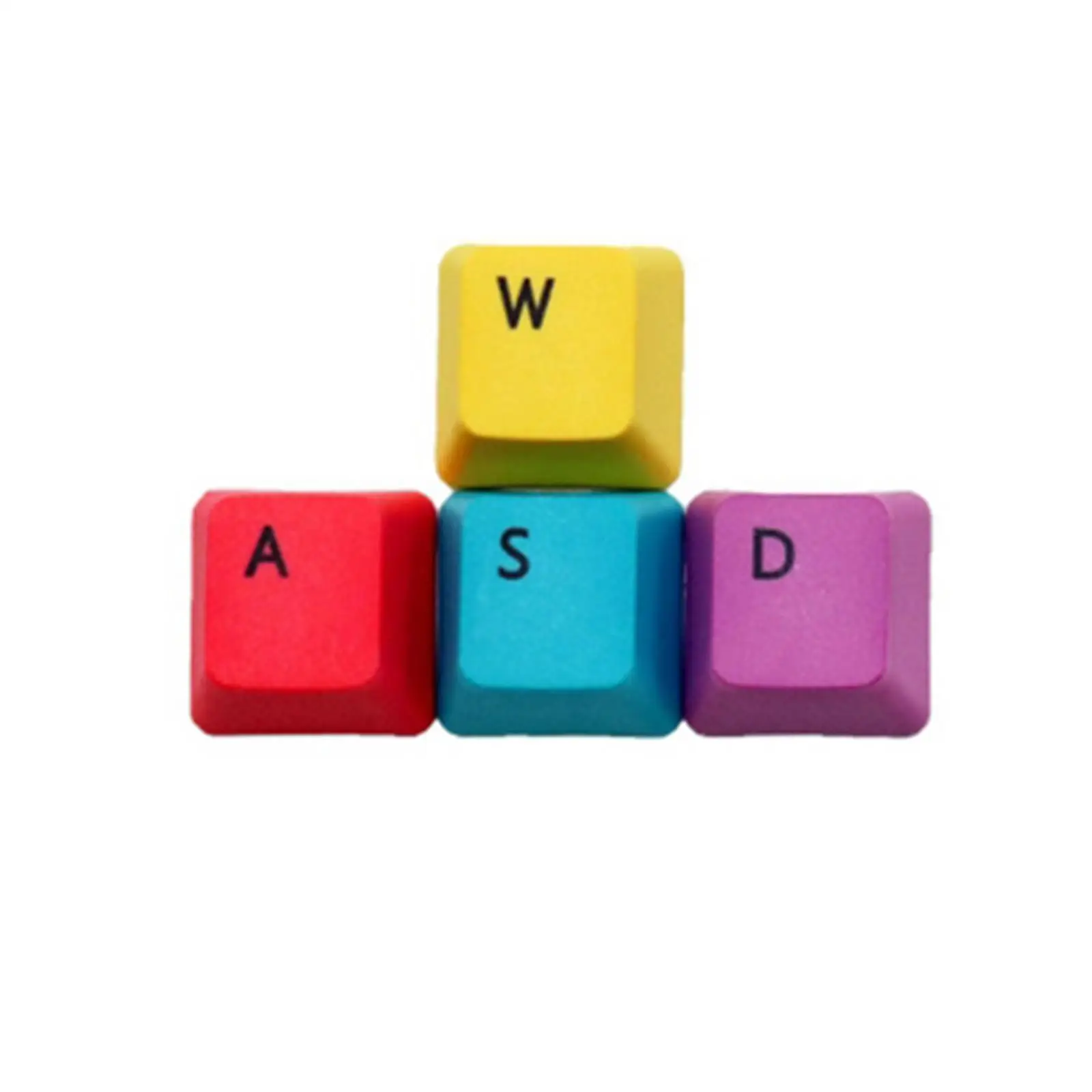Teclas PBT Pudding ESC, W, A, S para teclados mecânicos. Este estilo é compatível com a maioria dos teclados mecânicos para jogos.
