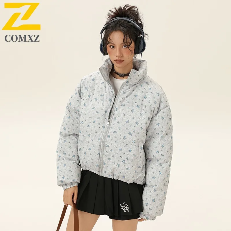 

COMXZ модная мужская куртка с воротником-стойкой, ветрозащитная парка для пешего туризма, однотонная городская легкая зимняя новая одежда для отдыха