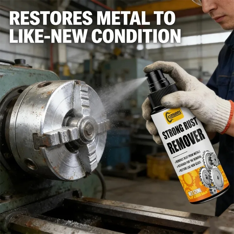 New Chassis Exhaust Metal Polish Spray - Rust Conversion Sealant Anti-Corrosion & Anti-Aging