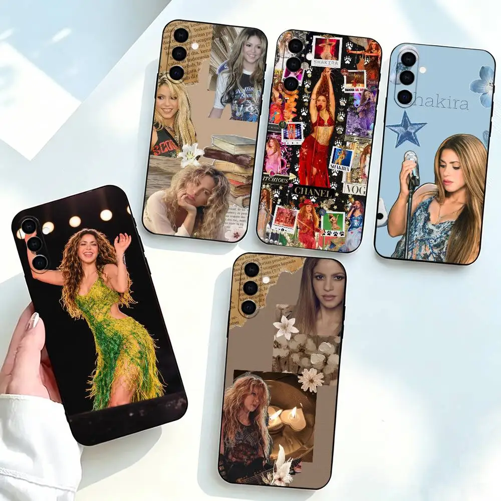 Latin-n music-c queen-n Shakira  Phone Case For Samsung Galaxy A73,A72,A71,A70,A53,A52,A51,Soft Silicone Black Cover