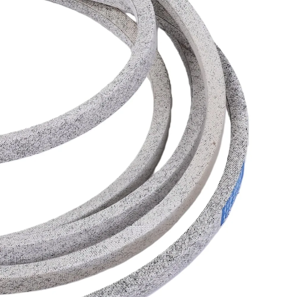 White Mower Deck Belt Rubber Compact Zero Turn Mowers Aramid Fiber for QSS708GEM50200 QTE708GEM50200 QTS708GEM50200