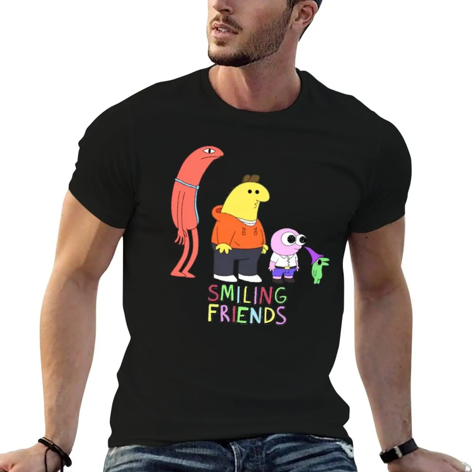 

BEST SELLING - Smiling Friends All Smiling Friends Design T-Shirt t shirts cotton 100% man t shirt heavy cotton T-Shirt