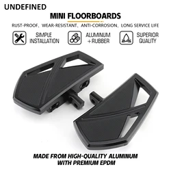 Phantom Floorboards Front Footpegs Footrests for Harley Dyna FLD Touring Road Street Glide Road King Softail Fatboy Street Bob