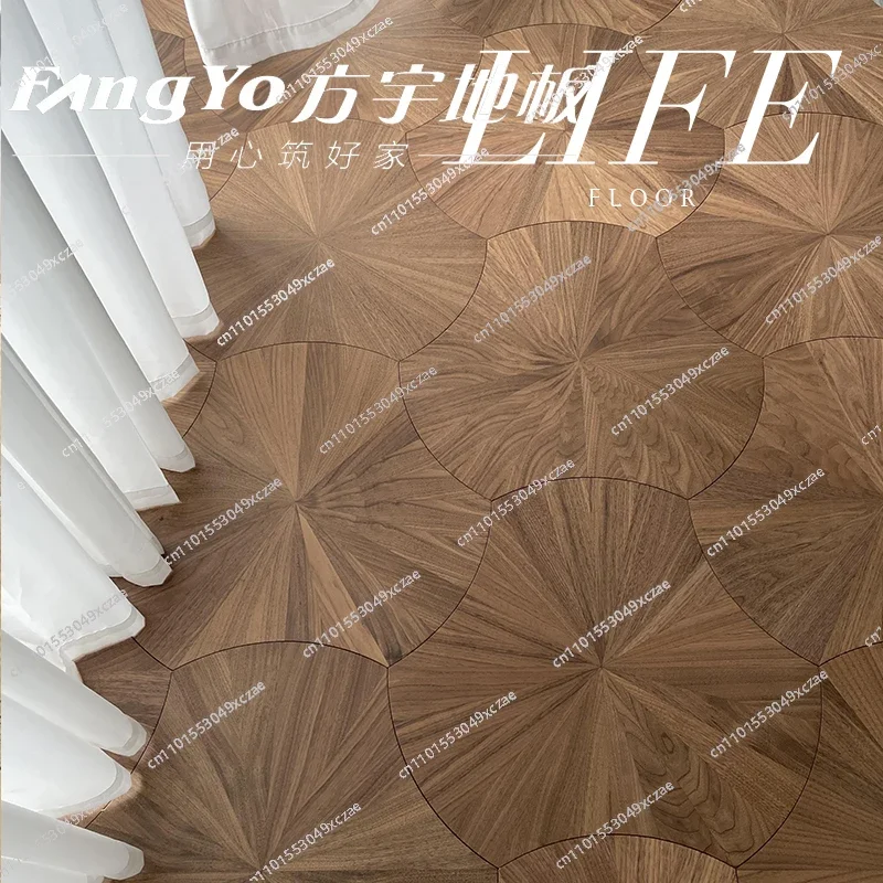 خشب الجوز الأسود الصلب أرضية خشب الساج البتولا الكامل أرضية خشب الساج الفرنسي العتيق من خشب البلوط #4