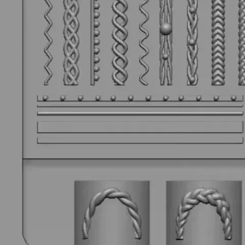 1PCS Retro Pattern 3D Silicone Nail Mold DIY Weaving Sweaters Bows Flower Design Transparent Nail Template Nail Art Decoration