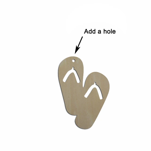5,1–20,3 cm dick, unlackiert, blanko, Holz, unter dem Meer, Tier-Dophin-Laser, ausgeschnitten, Holzform, Bastelbedarf, Holzhandwerk-Ausschnitt – Detail 6