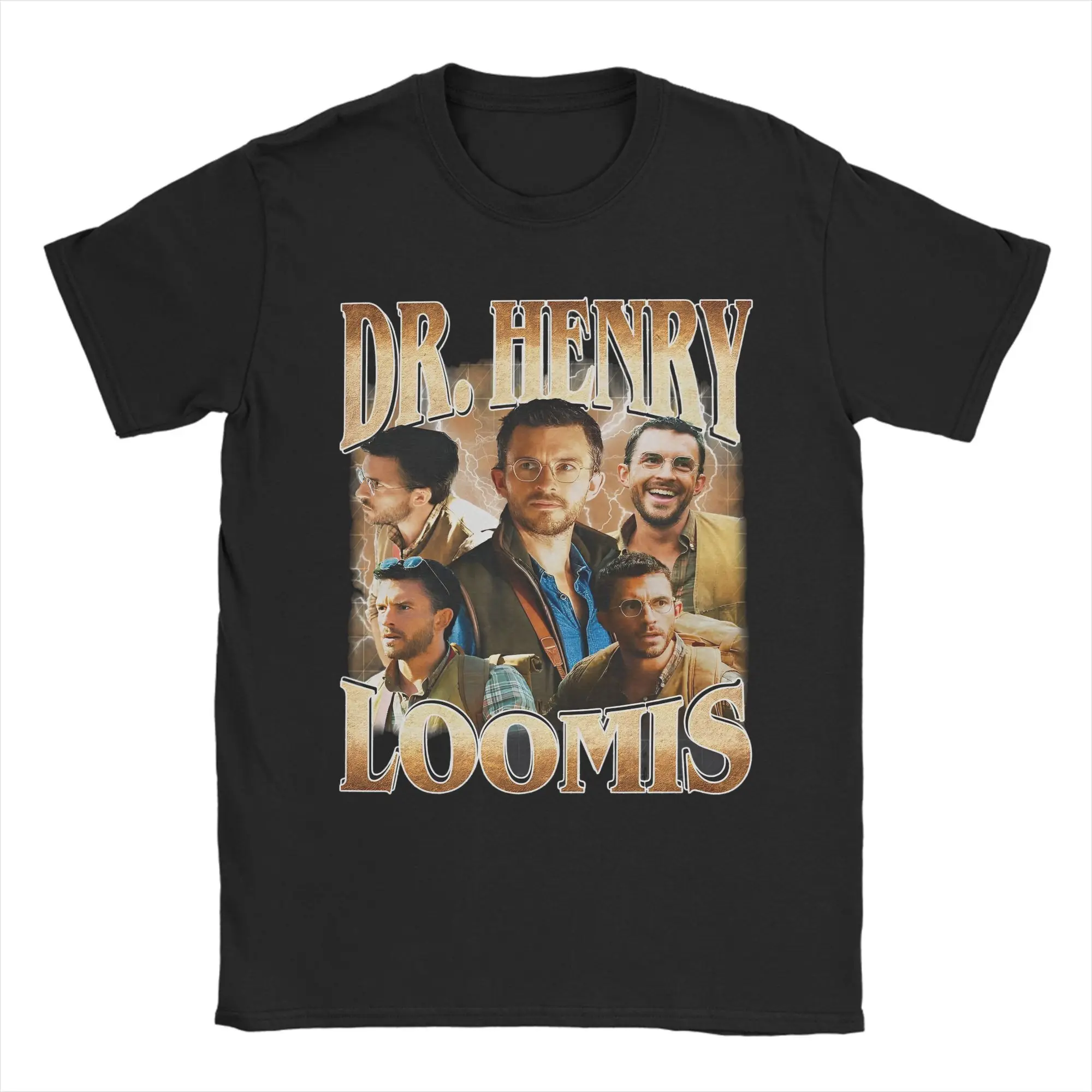 الرجال الدكتور هنري Bootleg جوناثان بيلي تي شيرت الحديقة الجوراسية ملابس قطنية رهيبة قصيرة الأكمام تي شيرت الصيف تي شيرت