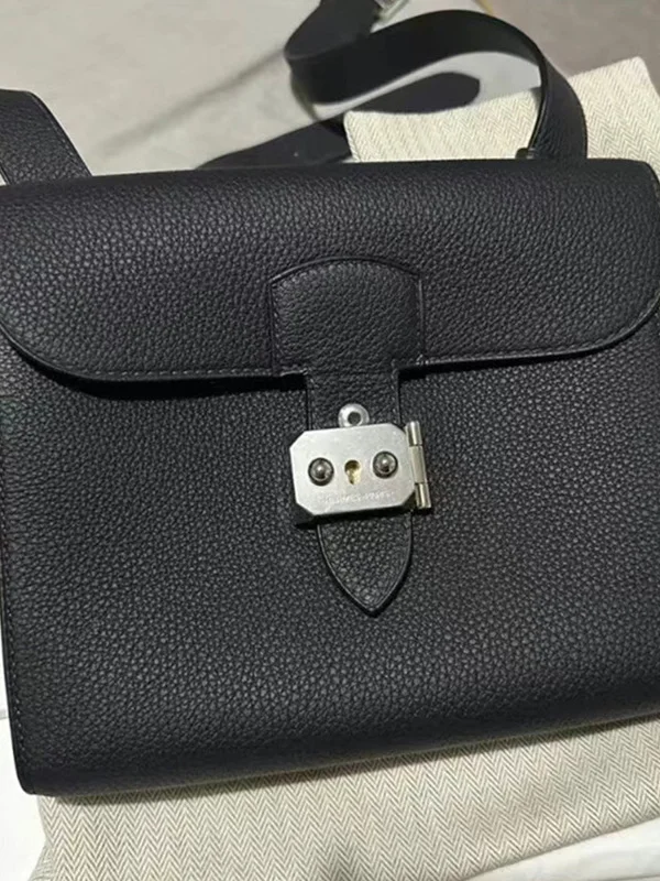 

Новинка 2024 года, сумка-мессенджер SD, модный верхний слой, сумка из воловьей кожи с узором личи, сумка на одно плечо, Lo Bule, для отдыха, см...