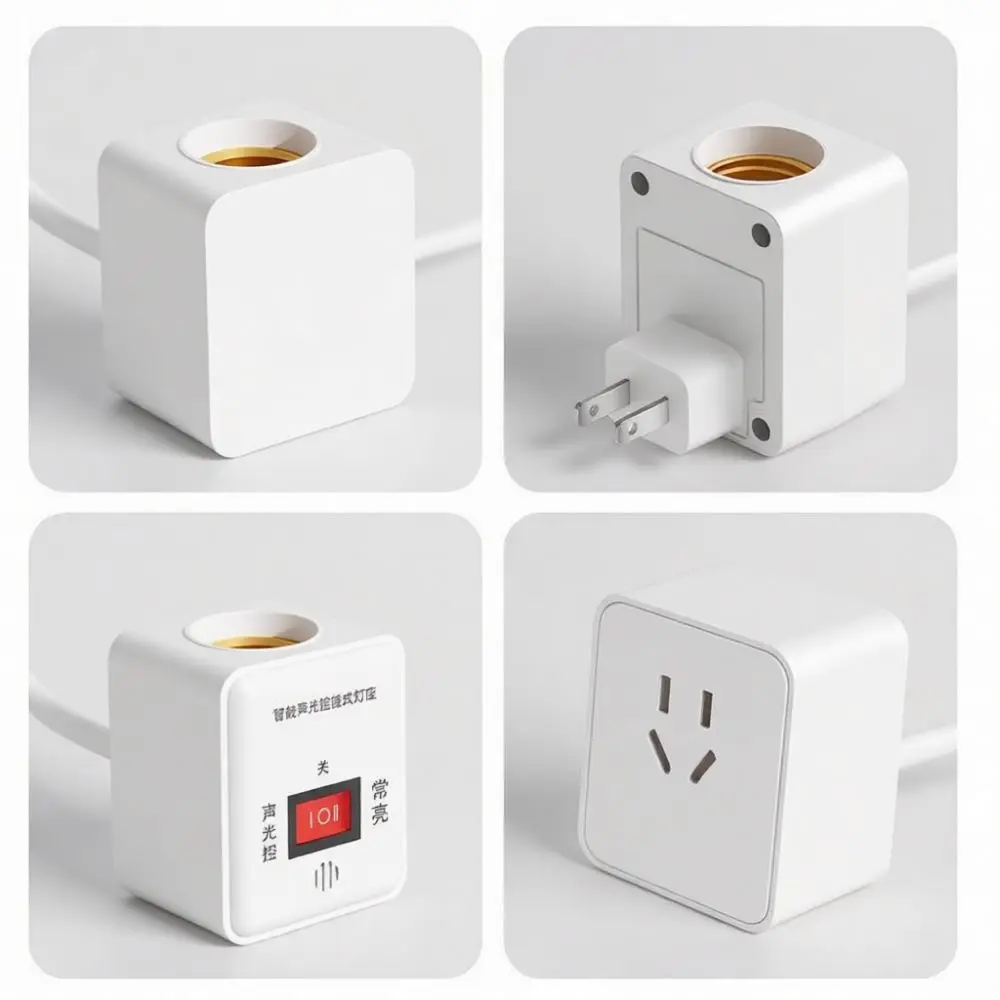 Intelligent Radar Sensing Lamp Socket E27 Interface Smart Motion Activated Switch For Bedroom Bathroom Automatic Light Base