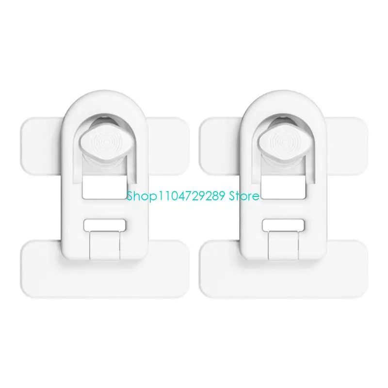 

D8KE Campers Refrigerator Door Latches ABS Anti Vibration Design Cabinet Door Baby Safety Refrigerator Stopper