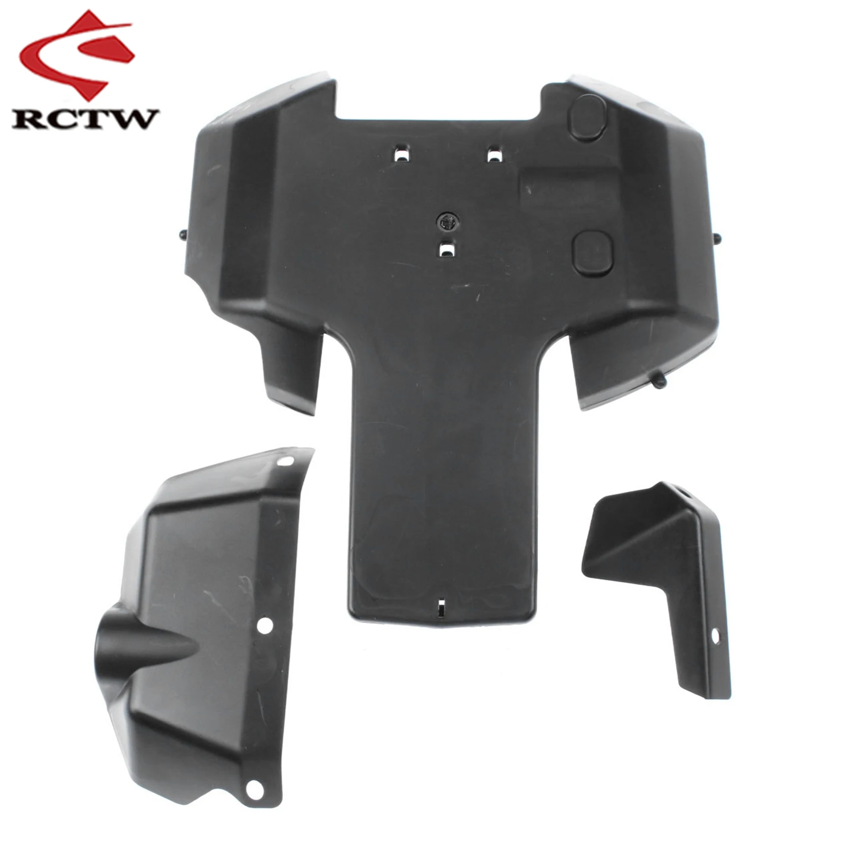 Kit de placa de chassi de proteção inferior de carro Rc para peças de caminhão 1/5 HPI ROFUN BAHA KM ROVAN BAJA 5B 5T 5SC