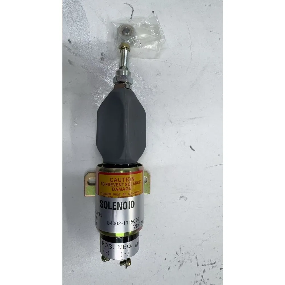 solenoid valve 12V/24V diesel engine fuel stop solenoid valve B4002-1115030 excavator shutdown device for PC60-7 PC120-7 PC200-7