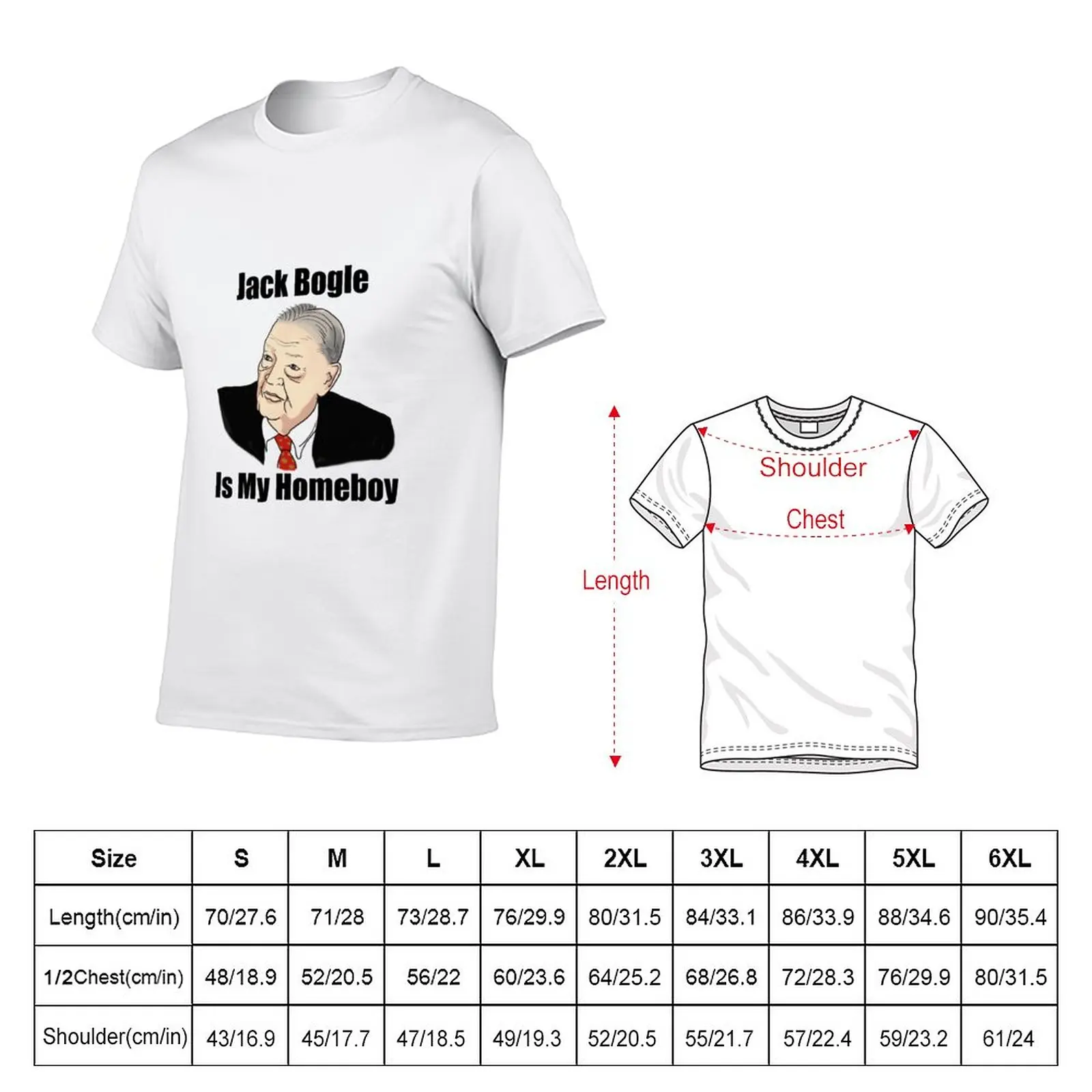 New Jack Bogle Is My Homeboy T-Shirt graphics t shirt blank t shirts Anime t-shirt plain white t shirts men