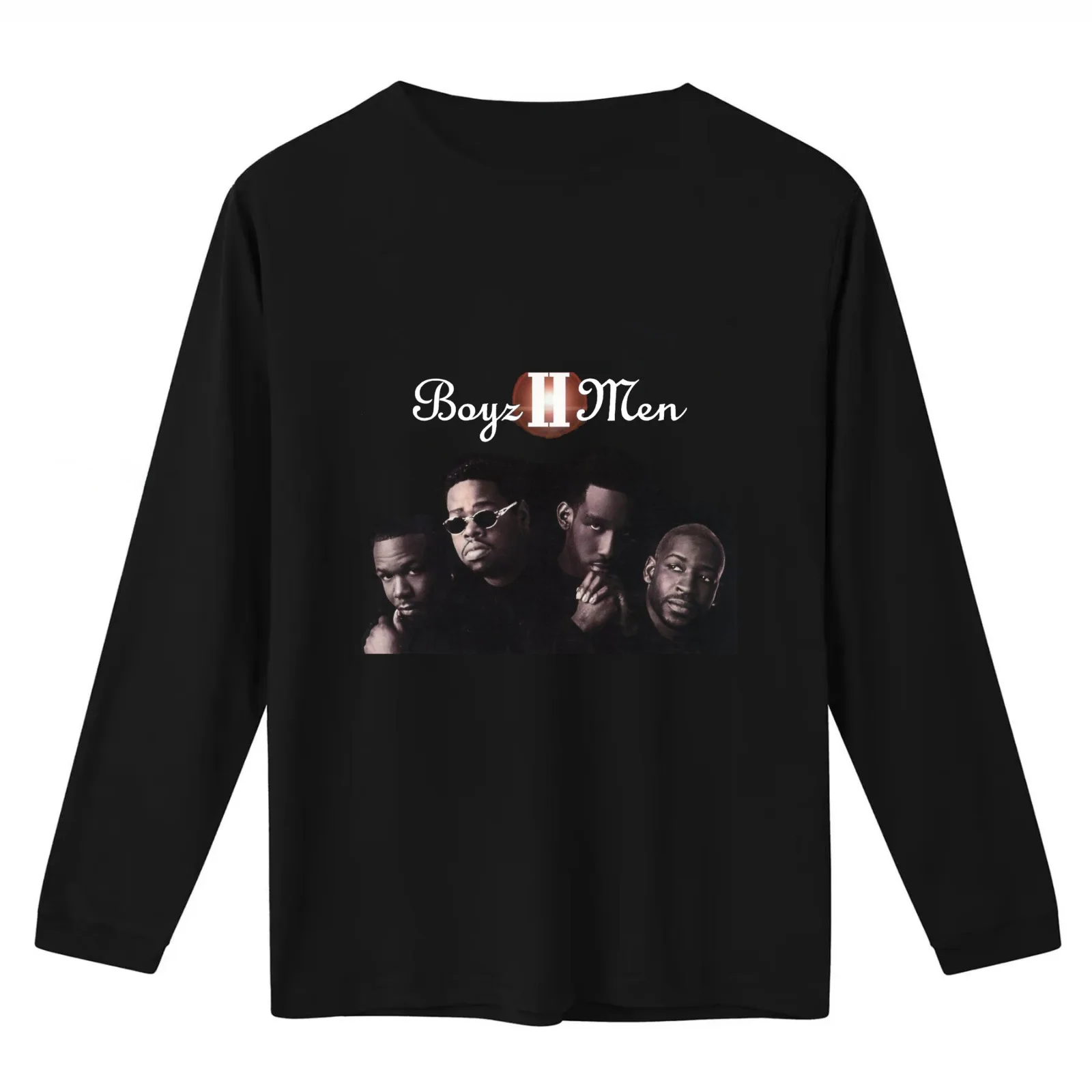 Boyz II Men R&B ballads acappella 2 T-Shirt Summer Casual Cotton Tee Oversized Streetwear Tops Vintage Graphic Print