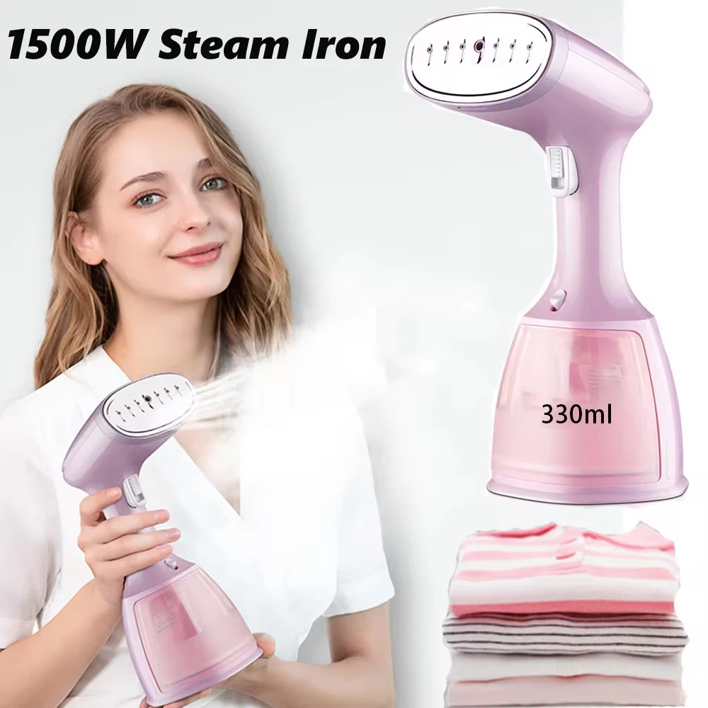 1500W Handheld Garment Steamer For Clothes 330ml Portable Household Fabric Small Electric Steam Iron Machine For Home Travel Use