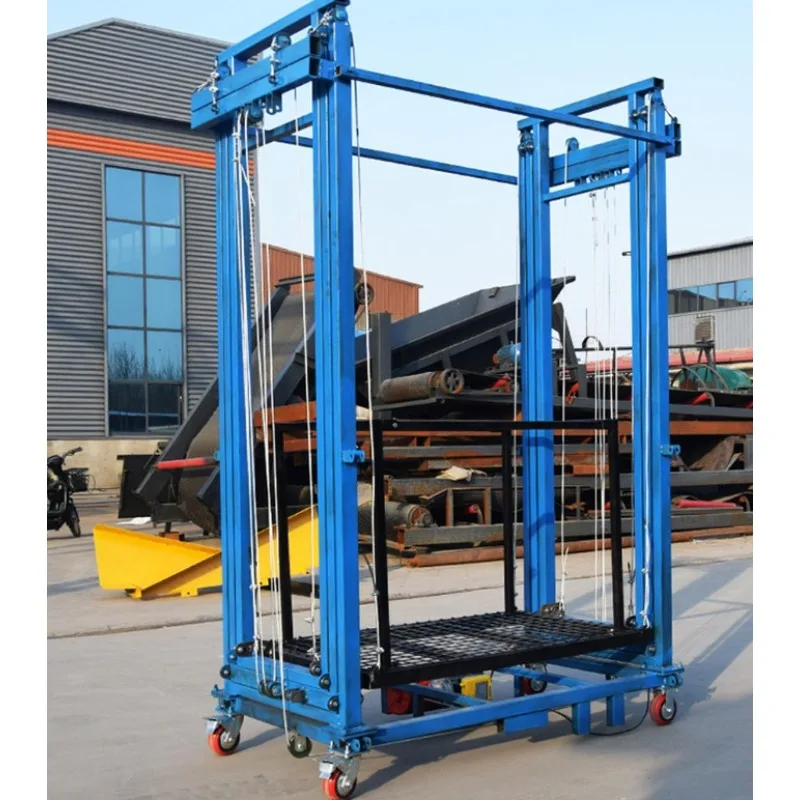 

High quality electric scaffolding indoor and outdoor construction site decoration folding remote control automatic lift