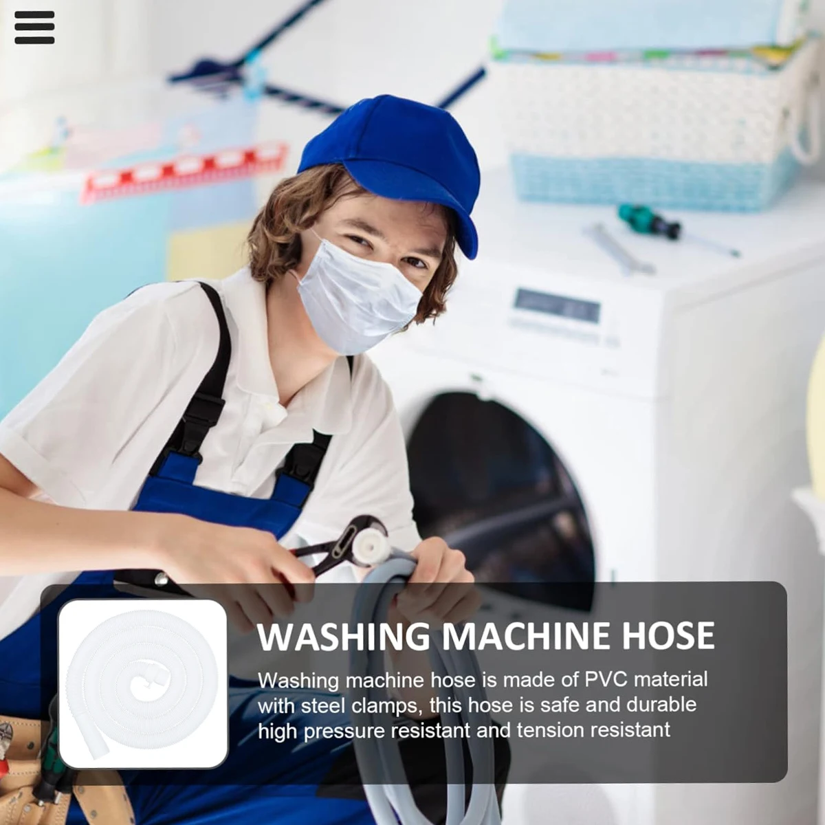 General Automatic Washing Machine Drain Extension Hose Outlet Pipe Connected To Sewer Washing Machine Practical Tools