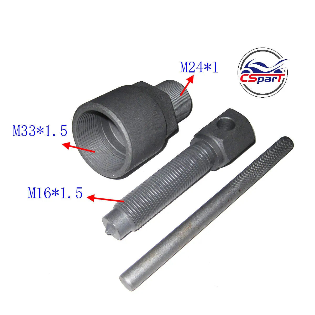 33MM 24MM 16MM M33x1.5 RH M24x1 M16x1.5 Flywheel Rotor Puller Removal Tool For HONDA YAMAHA SUZUKI KAWASAKI