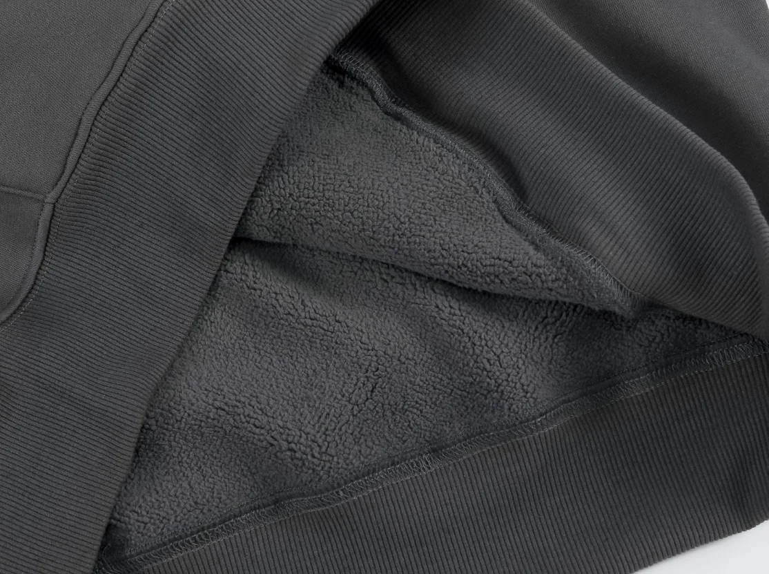 500gsm Men's Thick Fleece Hooded Hoodies, Plain Customized Print, Heavy Cotton Pullovers, Oversized Jumpers, Tops, Quality, Y2K