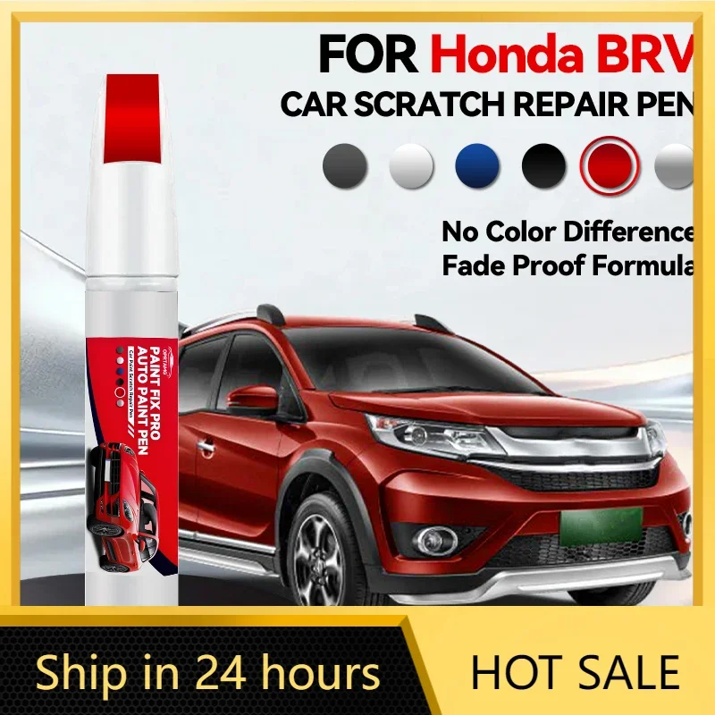 

Ручка-корректор для ремонта лакокрасочного покрытия Honda BR-V 1990-2026, средство для удаления царапин, аксессуары для авто, черный, белый, серебристый, серый цвета
