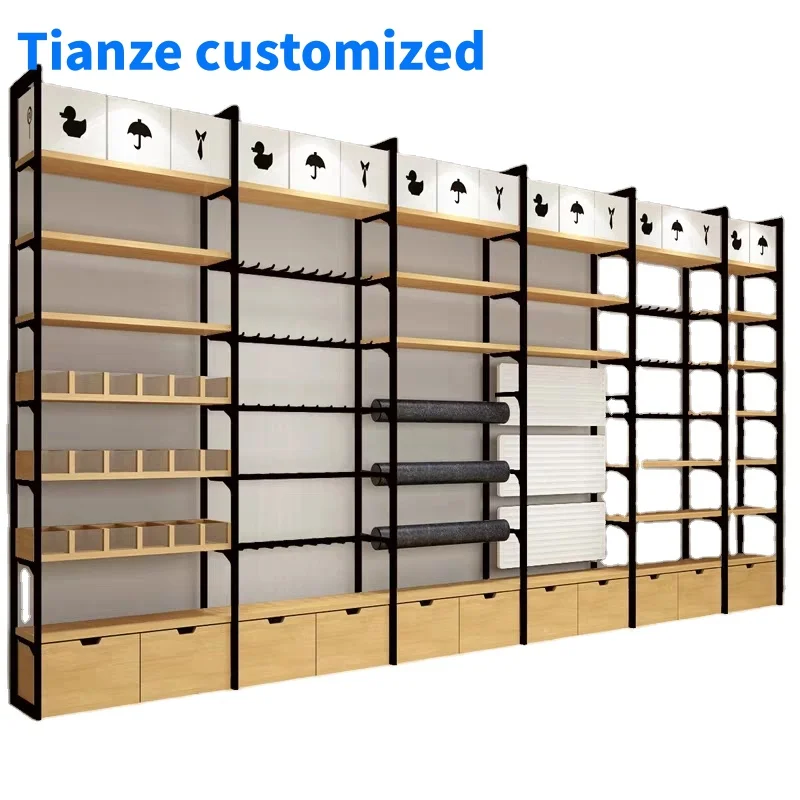 (customized)Factory selling miniso shelf multi-function retail store shelves