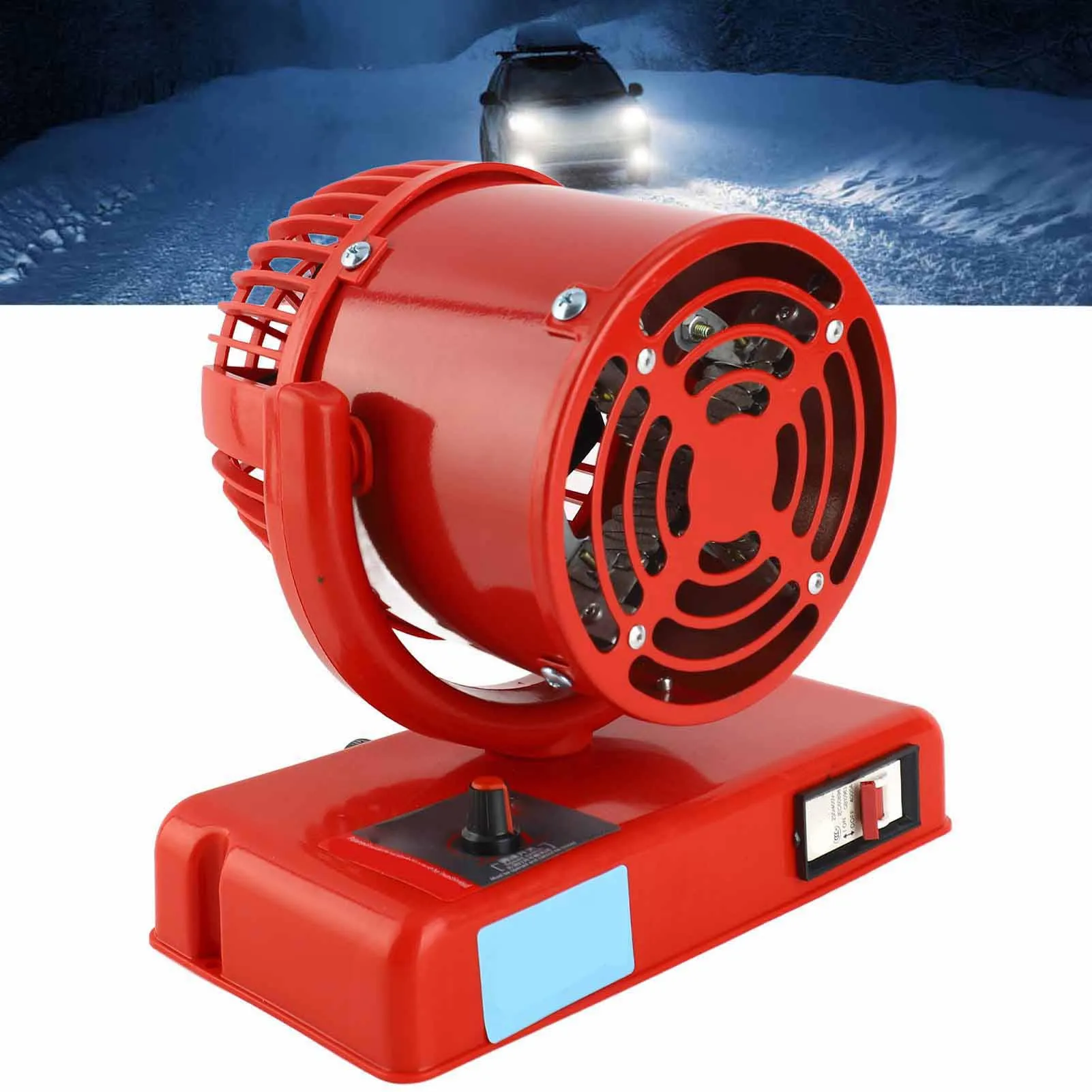 Car Heater Defroster Vehicle Mounted Air Heater 1000W‑1200W Portable  Defogger Defroster Instant Heating and Cooling