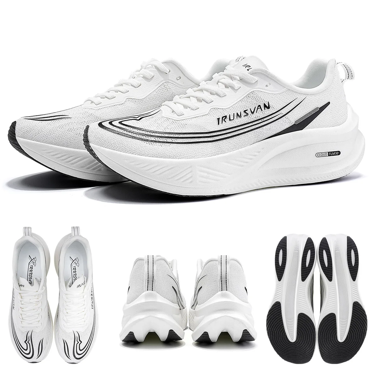 IRUNSVAN 2026 Summer Breathable Running Shoes Men Women Hollow Mesh Light Shock Absorbing Sneakers Non-Slip Walking Trainers ﻿