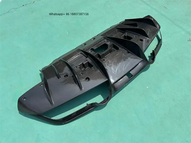 

F8 Carbon Fiber Rear Bumper Suitable forFerrari F8 OEM Style Carbon Fiber Diffuser