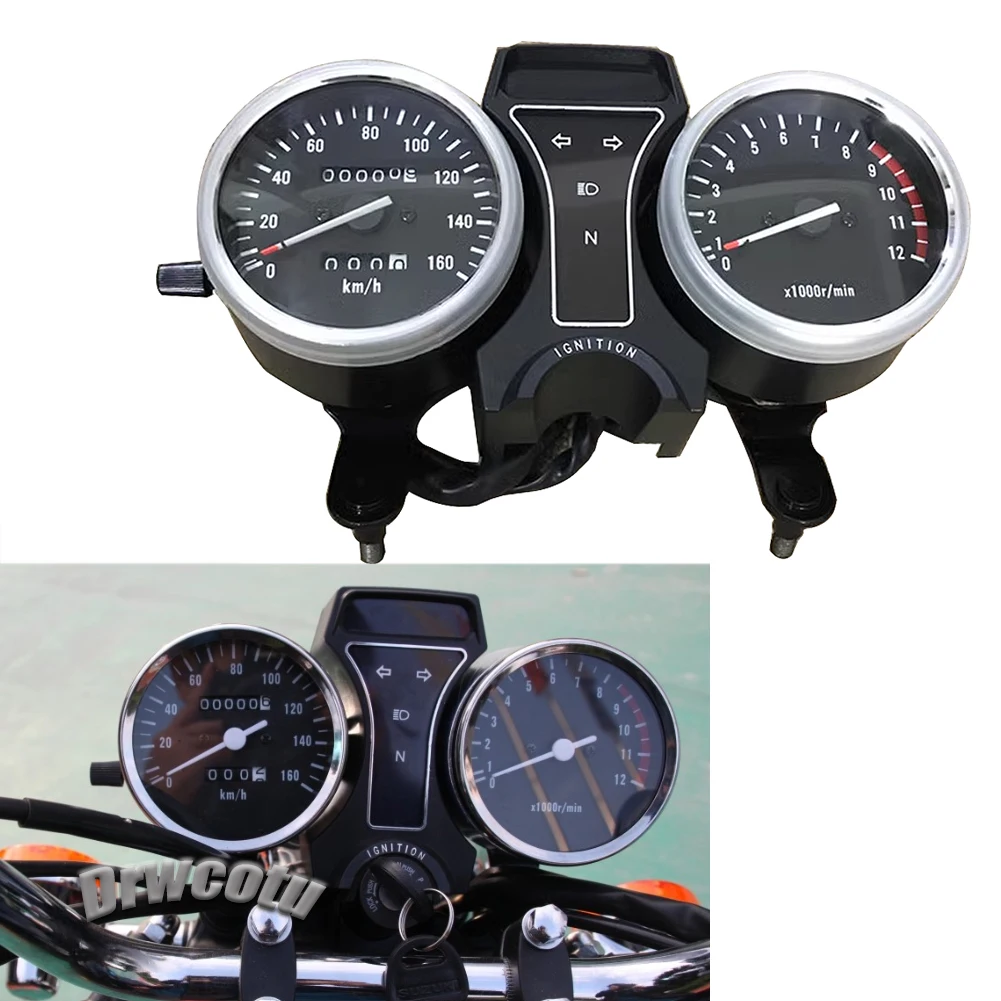 Motorcycle Mechanical Speedometer Digital Gauge Tachometer Odometer For SUZUKI GN250 WANGJIANG 250 Gear Spare Parts