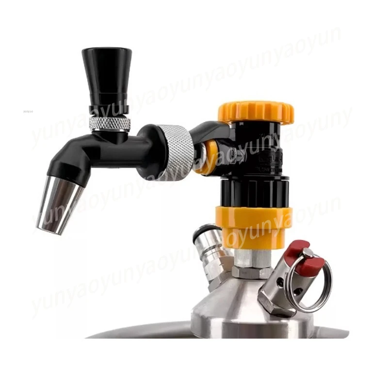 Mini Portable Anti Foam Wall Mount Wine Tap Smooth Flow Spout for Home Brewing Self Brewed Wine Barrel