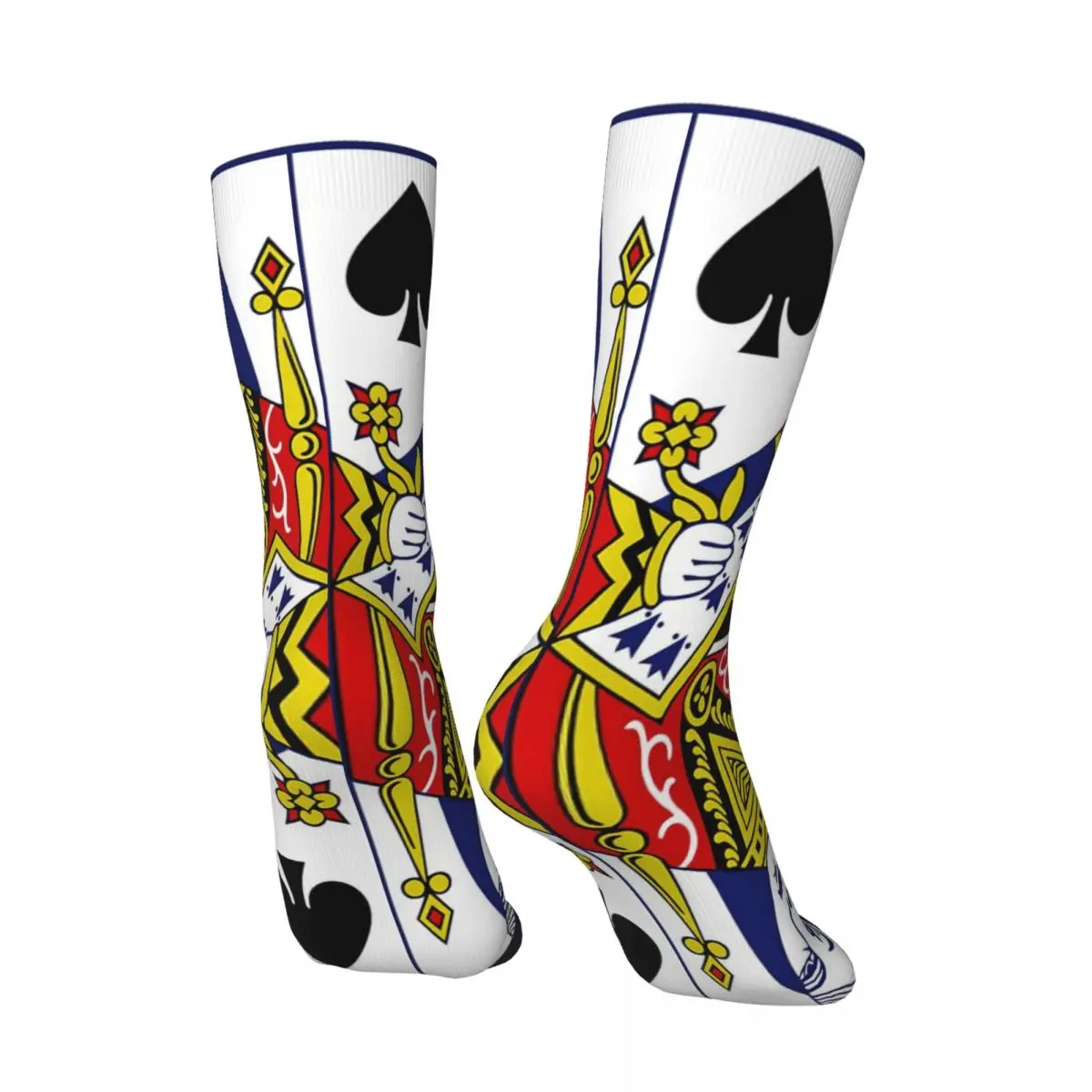 Queen Of Spades Playing Card Adult Socks,Unisex socks,men Socks women Socks