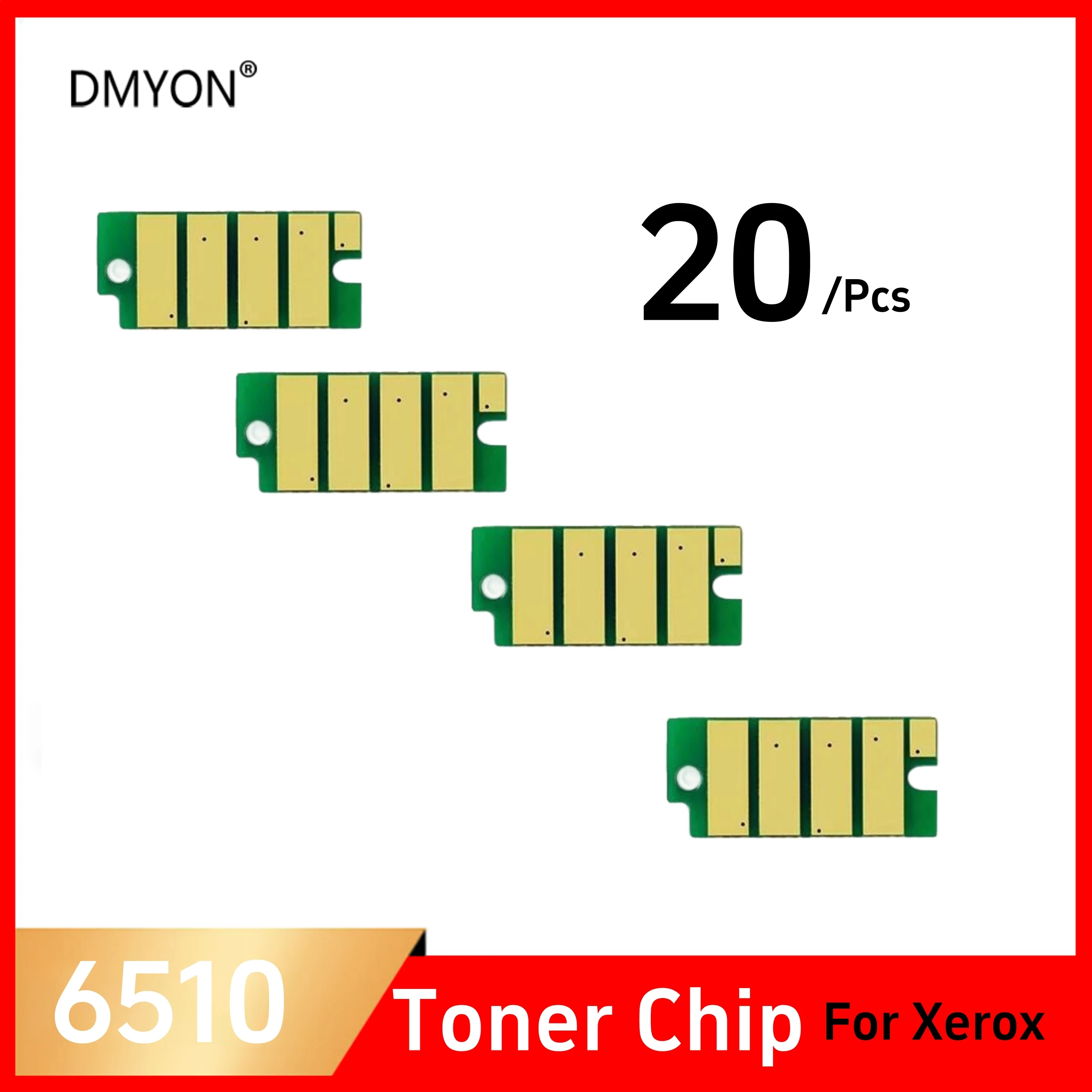 

20PCS/5 set cartridge chip 106R03488 106R03693 106R03694 106R03695 For Xerox Phaser 6510 WorkCentrue 6515 ME/SA/E.EU printer