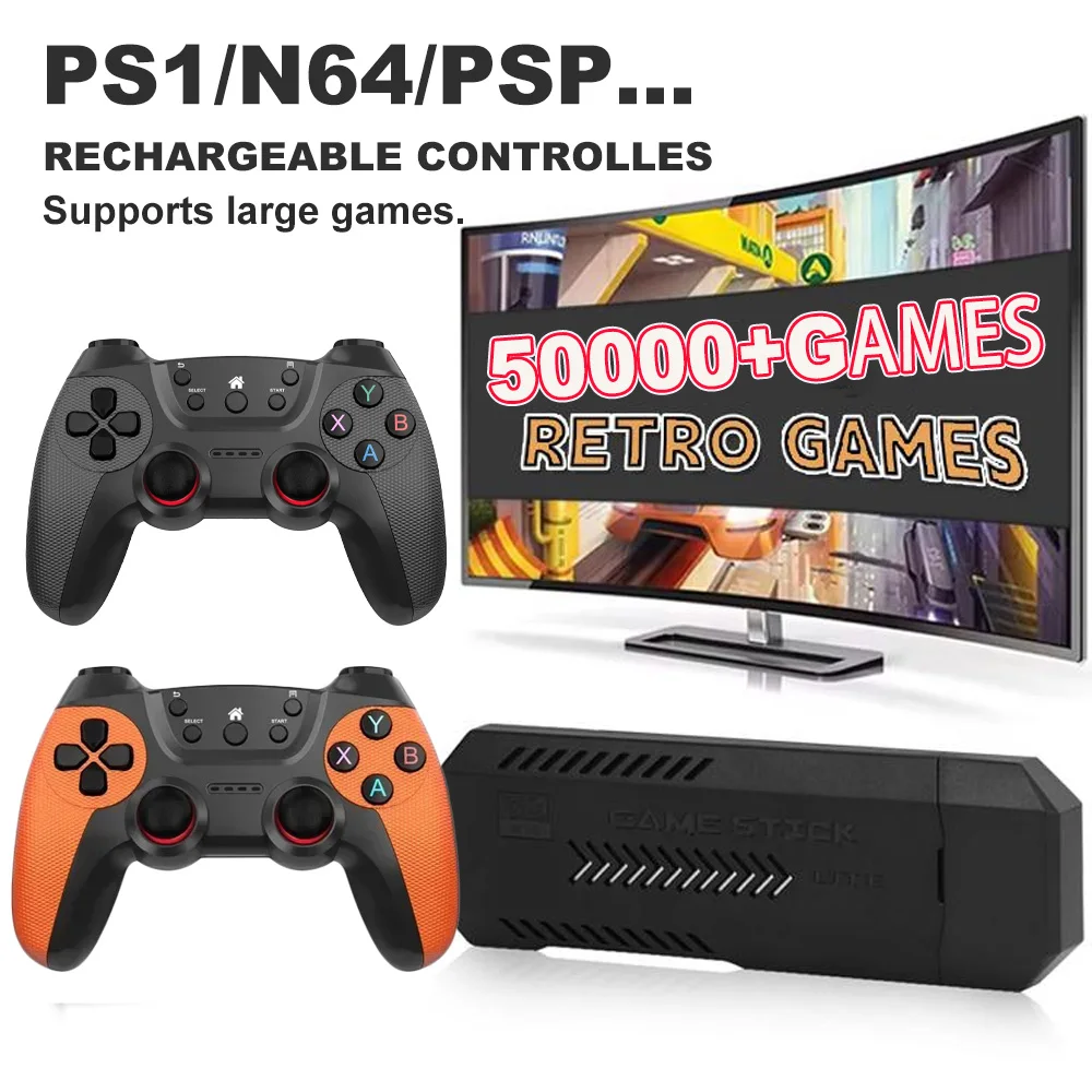 Consola de videojuegos Retro 4K M8, 128GB, 20000 juegos, mando Consola de videojuegos Retro 4K M8, 128GB, 20000 juegos, mando