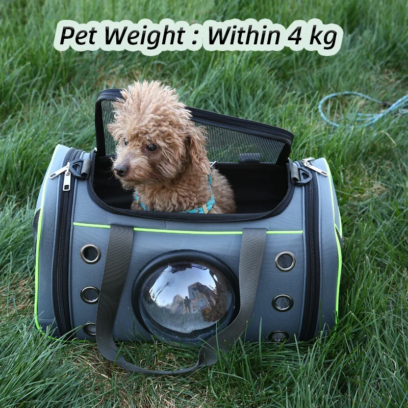 Dog Carrier Bag Breathable Large Capacity Cat Carrier Bag Pet Outing Portable Cat Puppy Handbag Crossbody Small Pet Slings